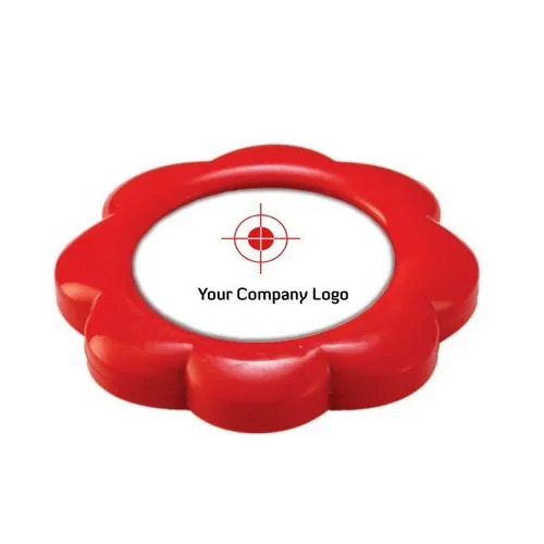 Red Flower Plastic Paper Weight - Advantage: Durable