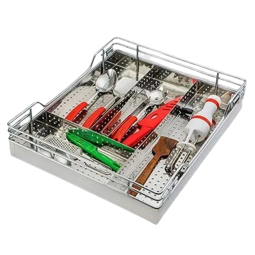 Stainless Steel Kitchen Cutlery Basket