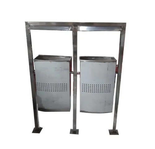 Stainless Steel Rectangular Dustbin - Application: Waste Collection