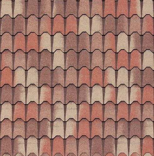 Tegola Master Coppo Bituminous Roofing Shingles - Color: Dual Color