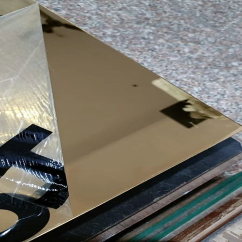Acrylic Laminate Sheet/ Gold Mirror