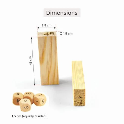 Building Blocks Tumbling Tower Numbered