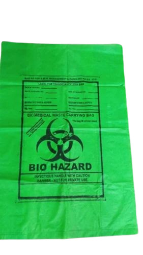 Green Color Biohazard Garbage Bag