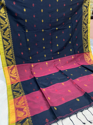 Handloom Cotton Sarees - Color: Multicolor