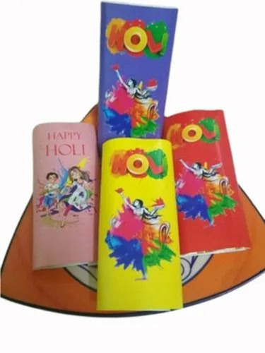 Handmade Happy Holi Dark Chocolate Bars