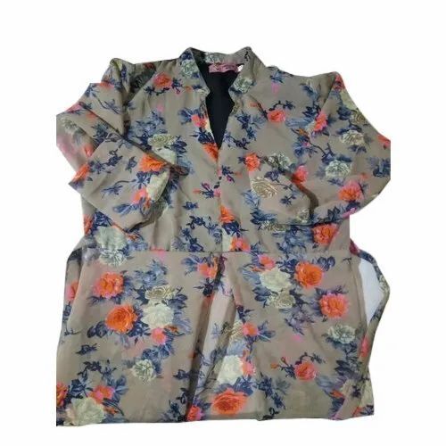 Ladies Georgette Printed Kurtis