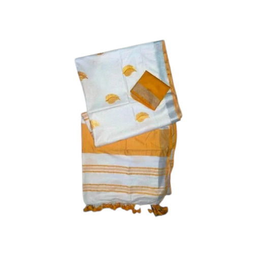 Linen Embroidery Saree