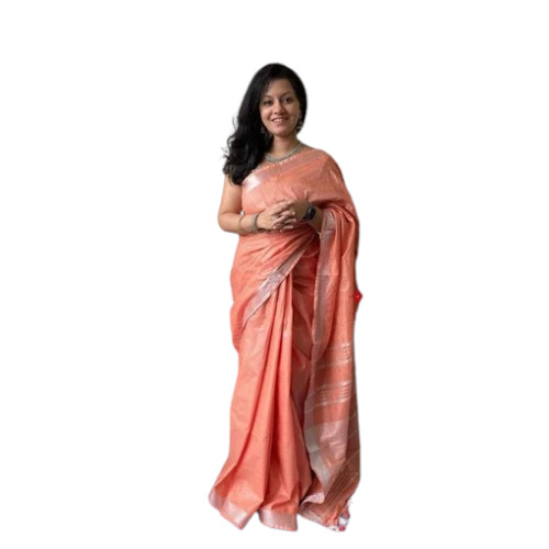 Linen Slub Saree