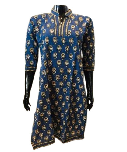 Long Printed Cotton Kurti