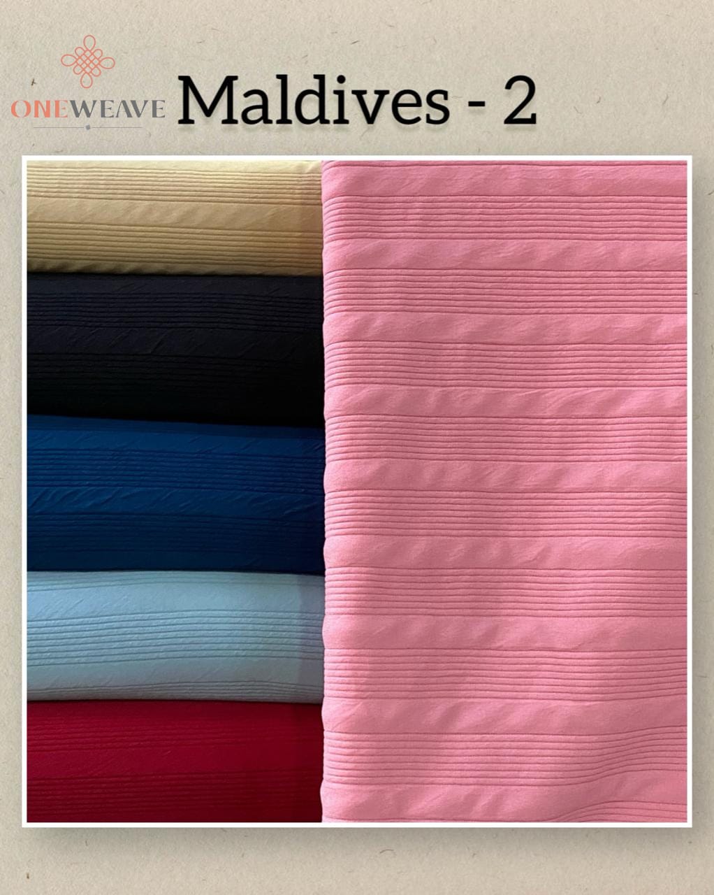 Maldives Polyester Lycra Fabric
