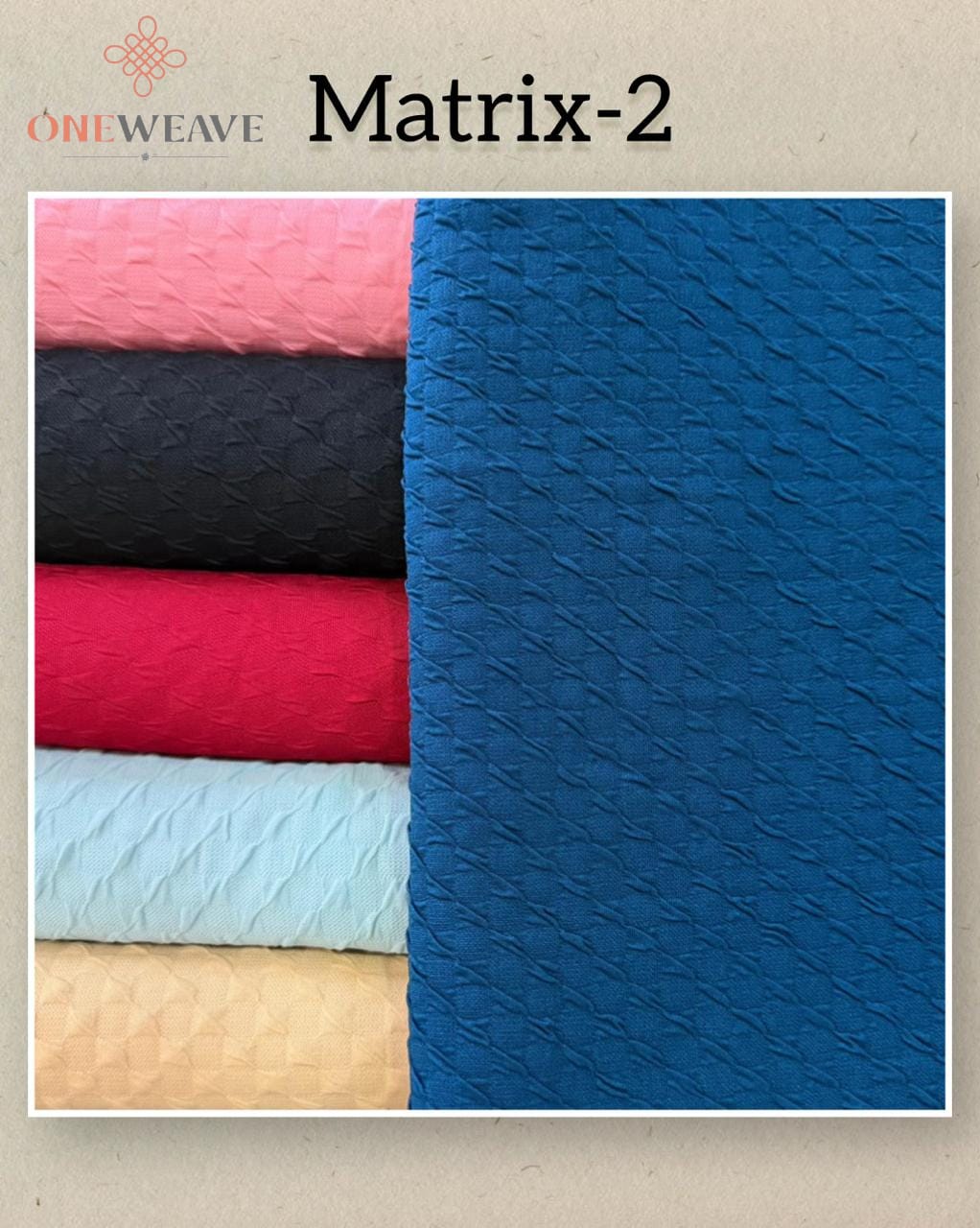 Matrix 2 Polyester Lycra Fabric