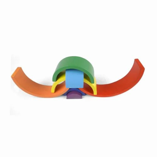 Pine Wood 7 Pc Rainbow Stacker