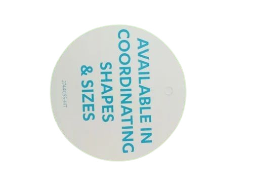 Round Paper Clothing Hang Tags