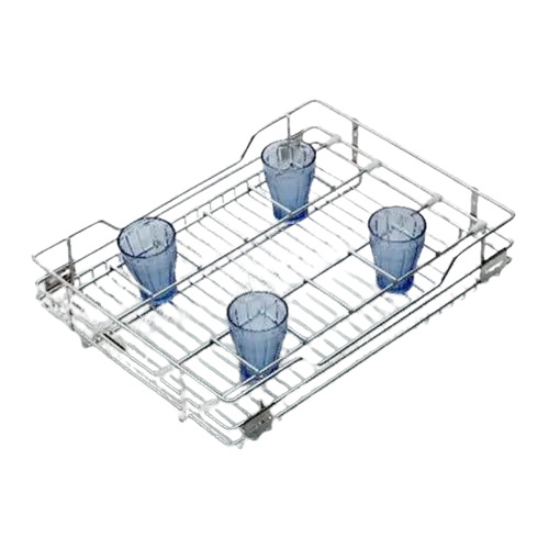 Ss Glass Basket