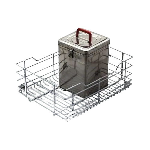 Ss Rectangular Kitchen Basket
