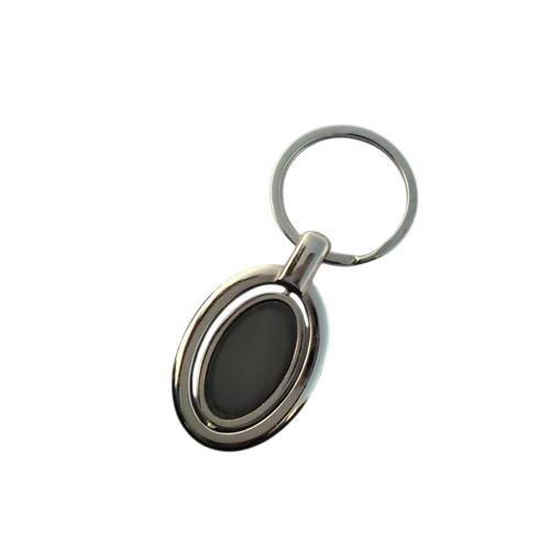 Stainless Steel Oval Key Chain