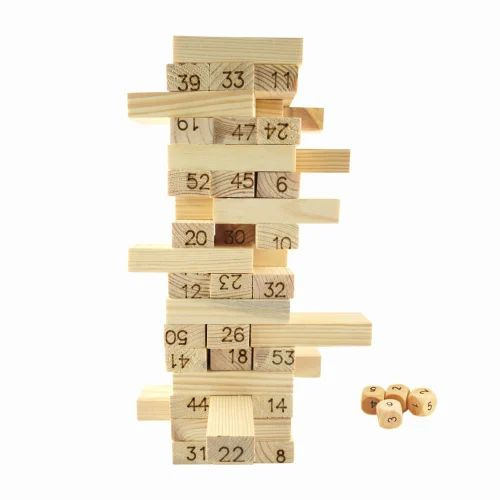 Tumbling Tower Numbered For Home Play