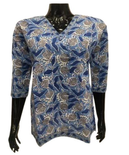 Woman Printed Short Kurti
