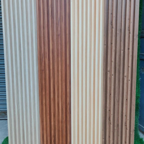 Wpc Louver Panels 25 Mm-Dark Wooden