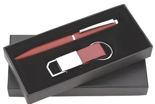 2 Piece Cork Corporate Gift Set - Color: Black