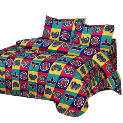 Designer Cotton Double Bed Sheet