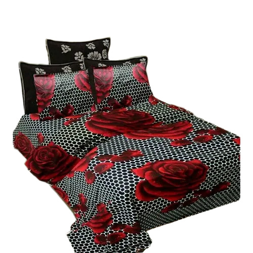 Fancy Cotton Double Bed Sheet