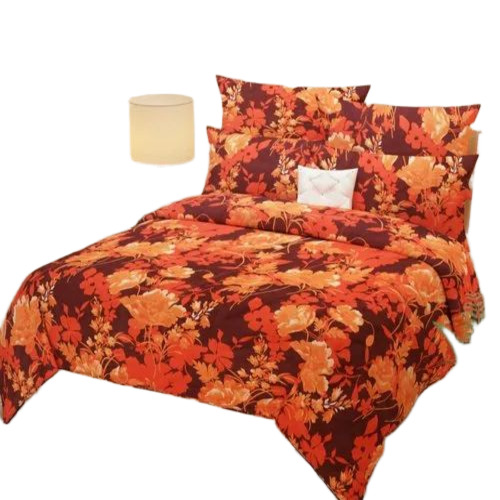 Floral Cotton Double Bed Sheet
