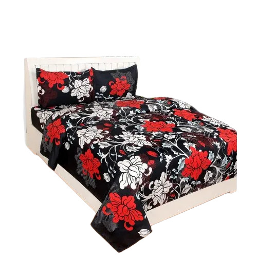 Floral Print Double Bed Sheet