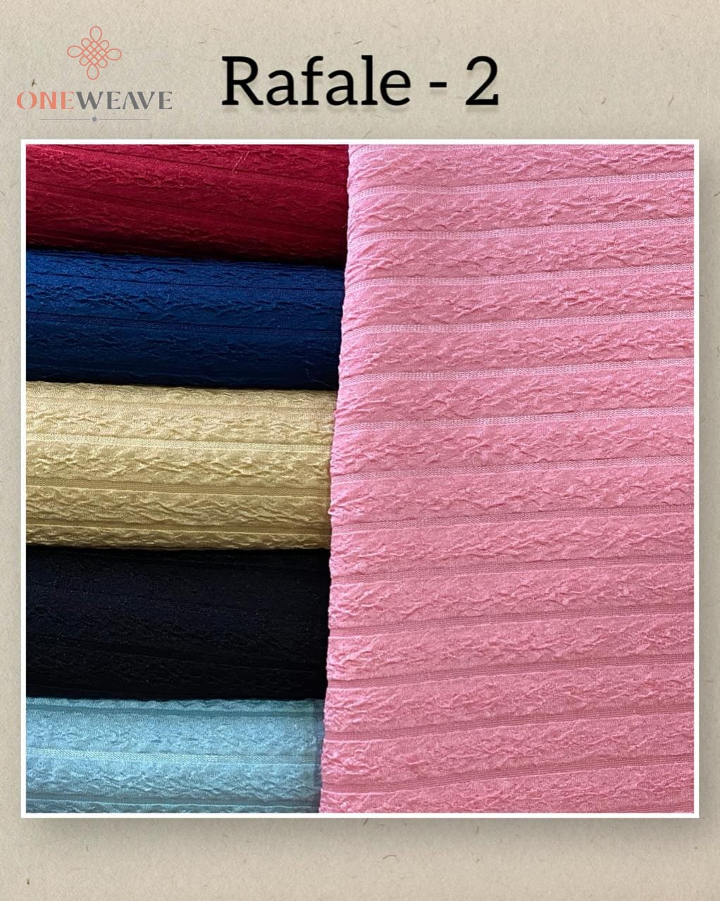 Rafale Polyester Lycra Fabric