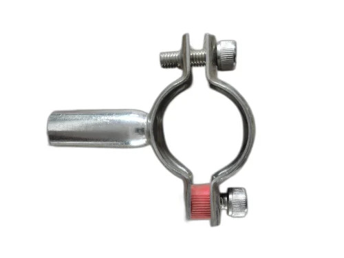 Stainless Steel Pipe Clamp - Color: Silver