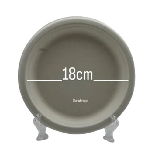 18cm Bagasse Round Disposable Plate