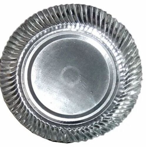 28cm Silver Foil Round Disposable Plate