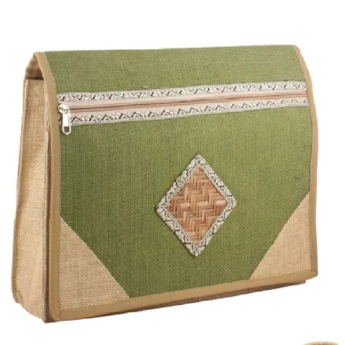 5 Kg Light Green Jute Shopping Bag