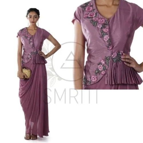 Fine Stitching Ladies Designer Gown