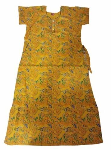 Floral Printed Cotton Nighty