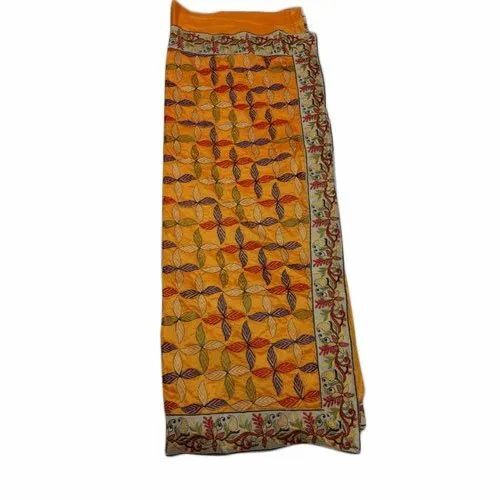 Ladies Printed Silk Resham Saree