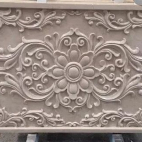 Natural Finish Stone Mural