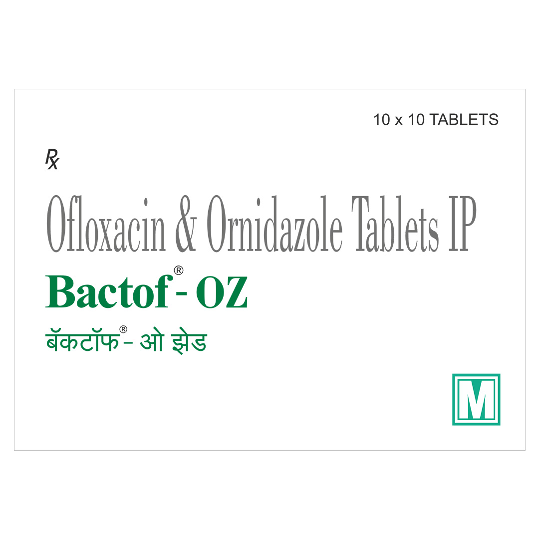 Ofloxacin And Ornidazole Tablets (bactof Oz)