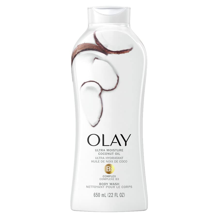 Olay Body Wash for Women - 22 fl oz, Liquid | 24-Hour Moisturizing, Hydrating, Coconut Scent
