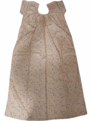 Peach Printed Cotton Nighty