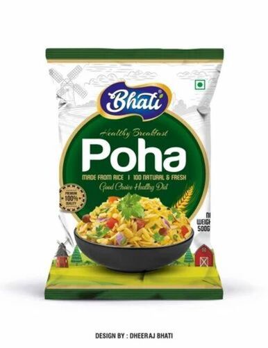 Printed Poha Packing Pouches