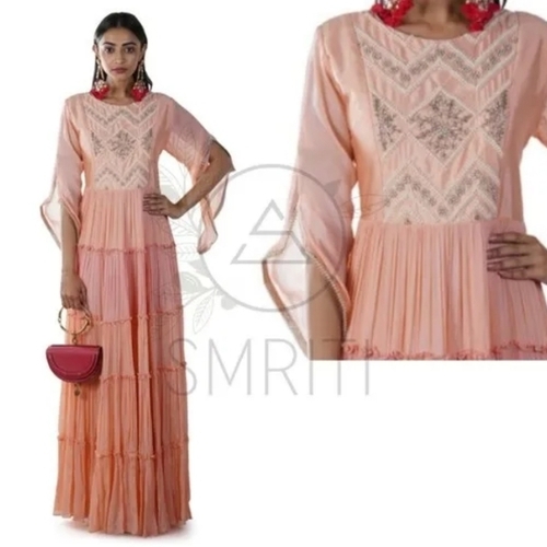 Smooth Texture Designer Gown