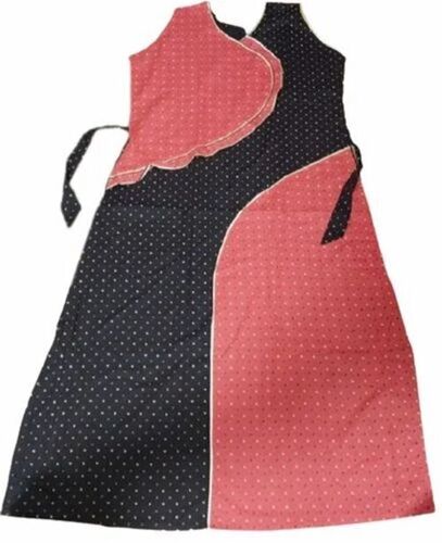 V Neck Printed Cotton Nighty