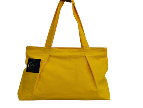 Yellow Canvas Tote Bag