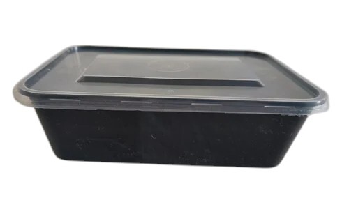 1L Black Plastic Disposable Containers