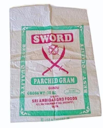 30kg White Printed Pp Woven Sack