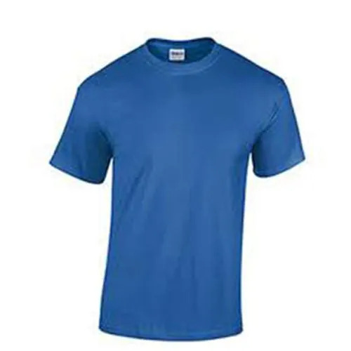 Blue Color Mens Plain T Shirt - Age Group: Adult