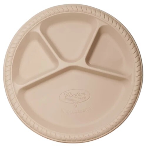 Cornstarch 4 CP Round Plates