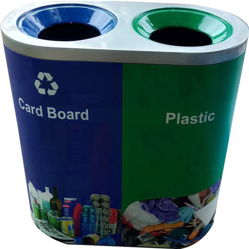 Frp 2 In 1 Recycle Dustbin With Round Open - Application: Commercial