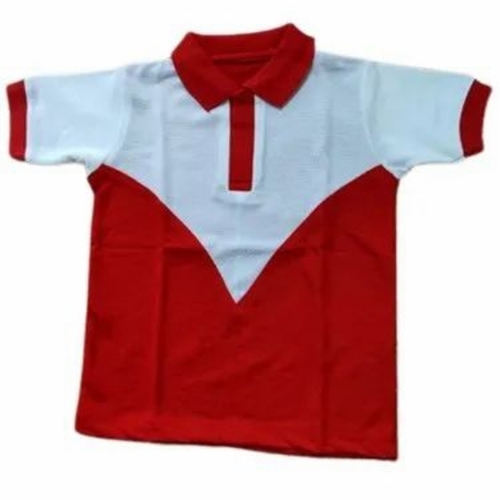 Kids Polo Neck Polyester T Shirt